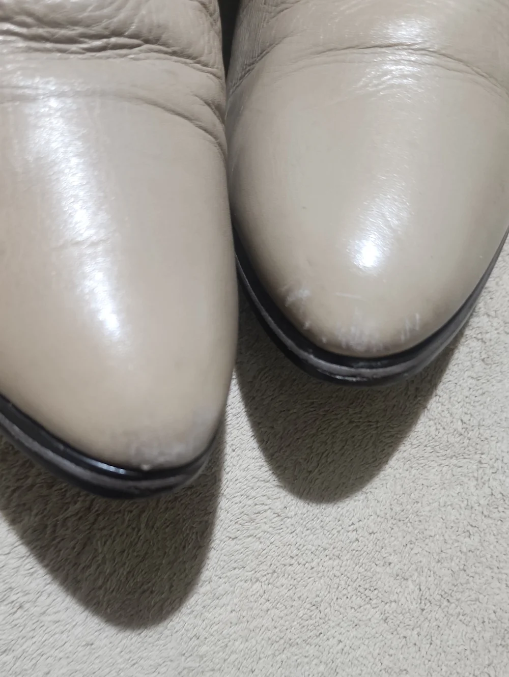 Nine West LTD.edition Women's Over-the-Knee Leather Boots in Taupe